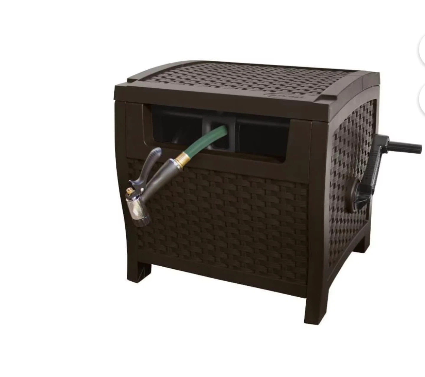 Suncast Slide Manual Hose Hideaway Reel Resin 175 ft Capacity - photo 5