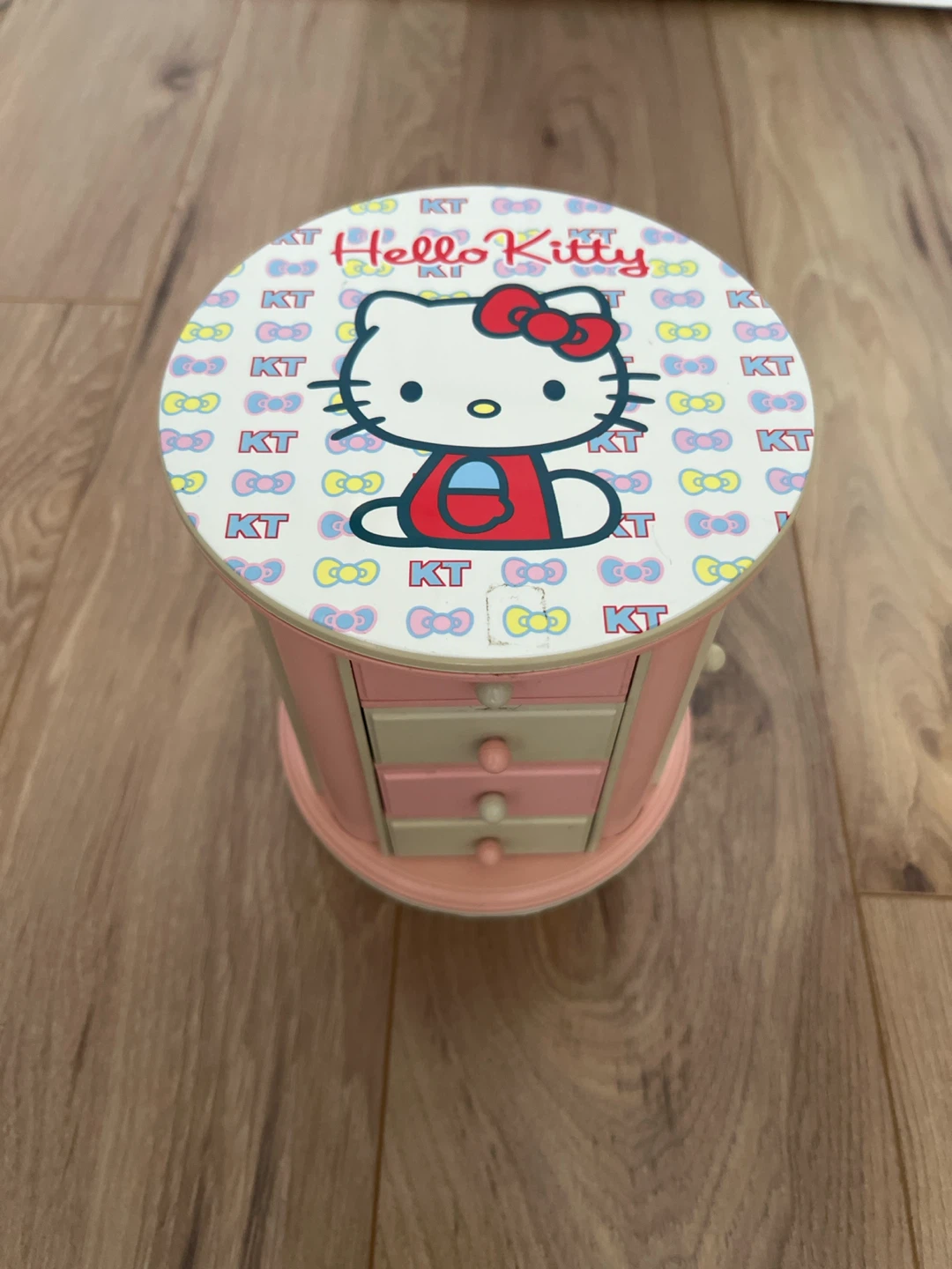Hello Kitty Jewelry Box with Mirror and Drawers