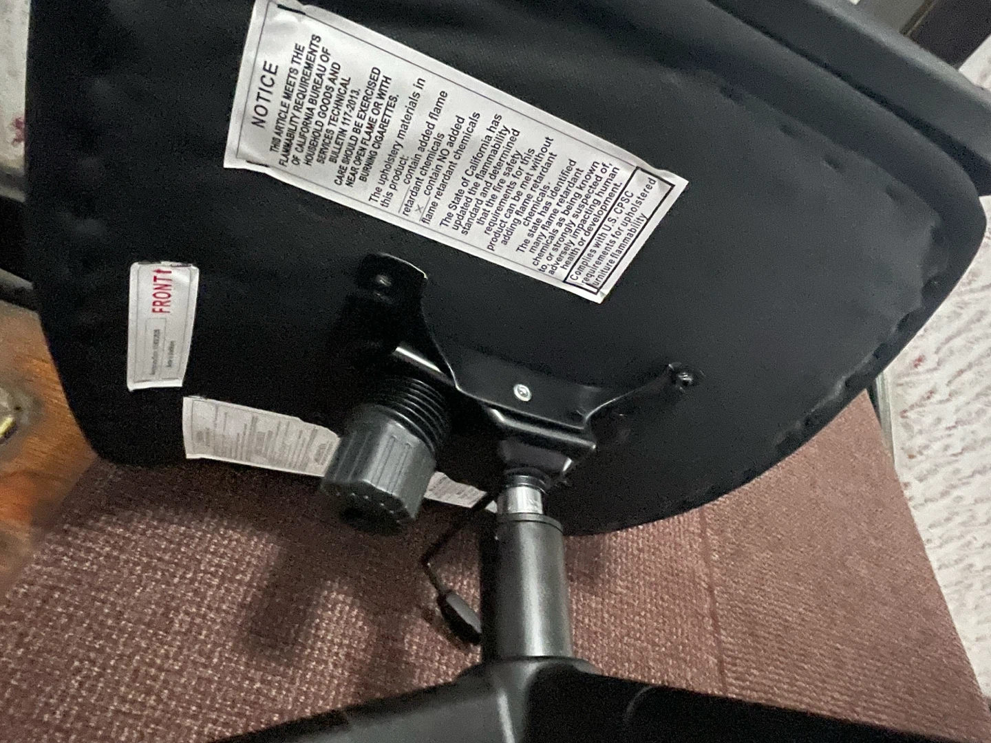 Black Mesh Office Chair - unused - photo 4