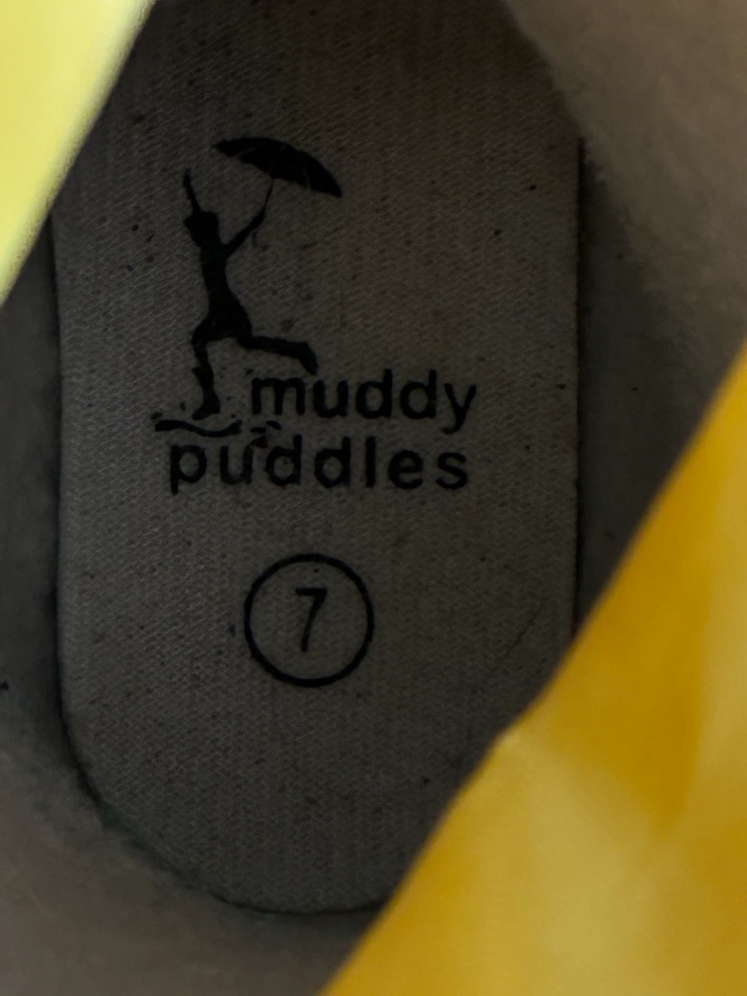 $6 Muddy Puddles Kids Sz 7 Giraffe Rain Boots Waterproof shoe - photo 5