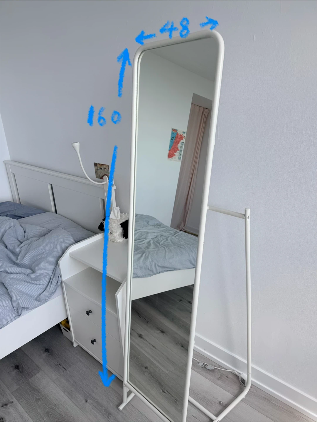 ✨ IKEA KNAPPER Mirror (Full Length)