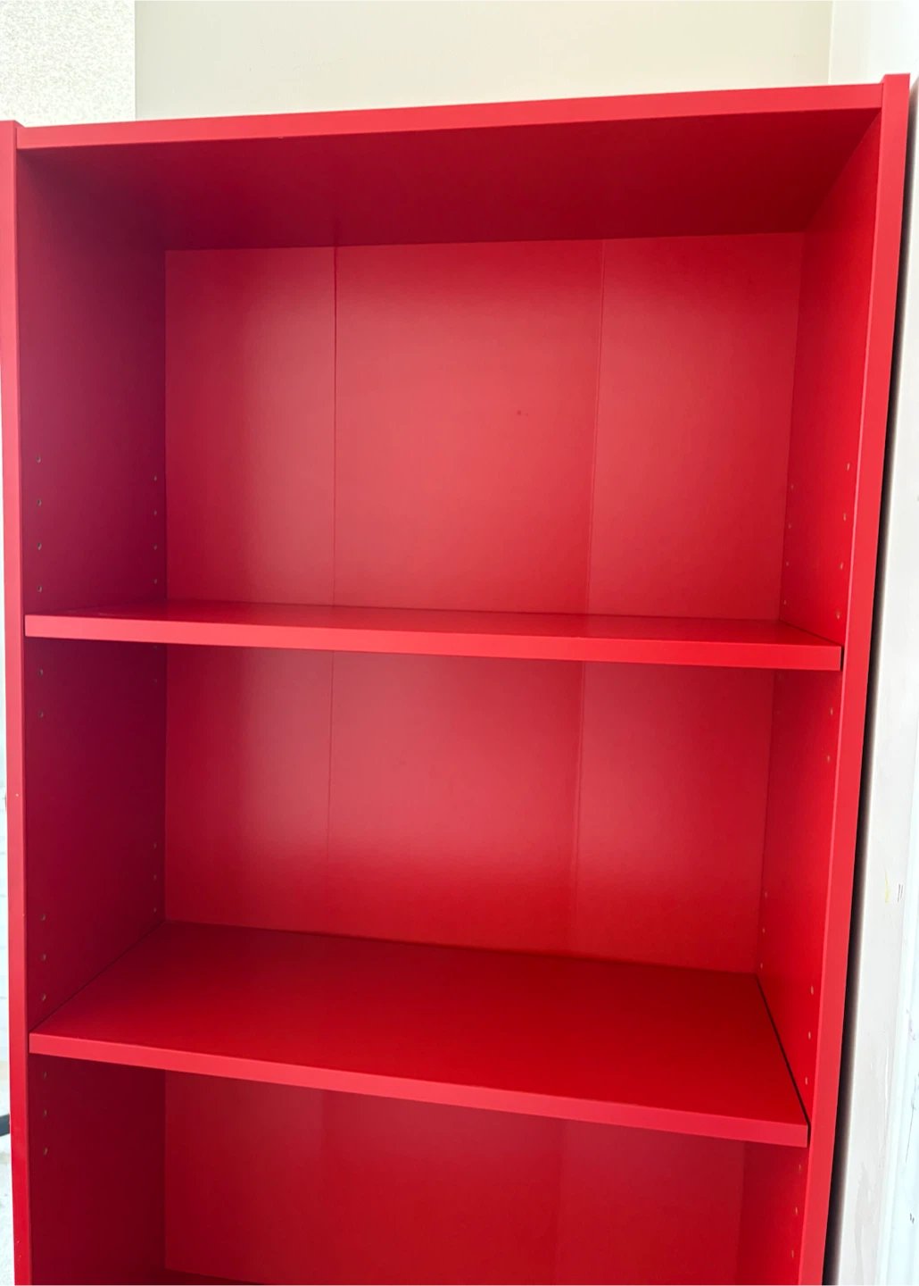 Red 5-Shelf Bookshelf IKEA - photo 3