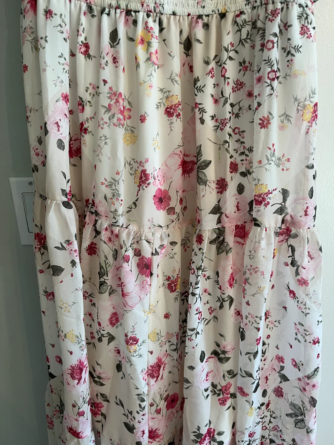 Floral Print Smocked Maxi Dress - photo 4