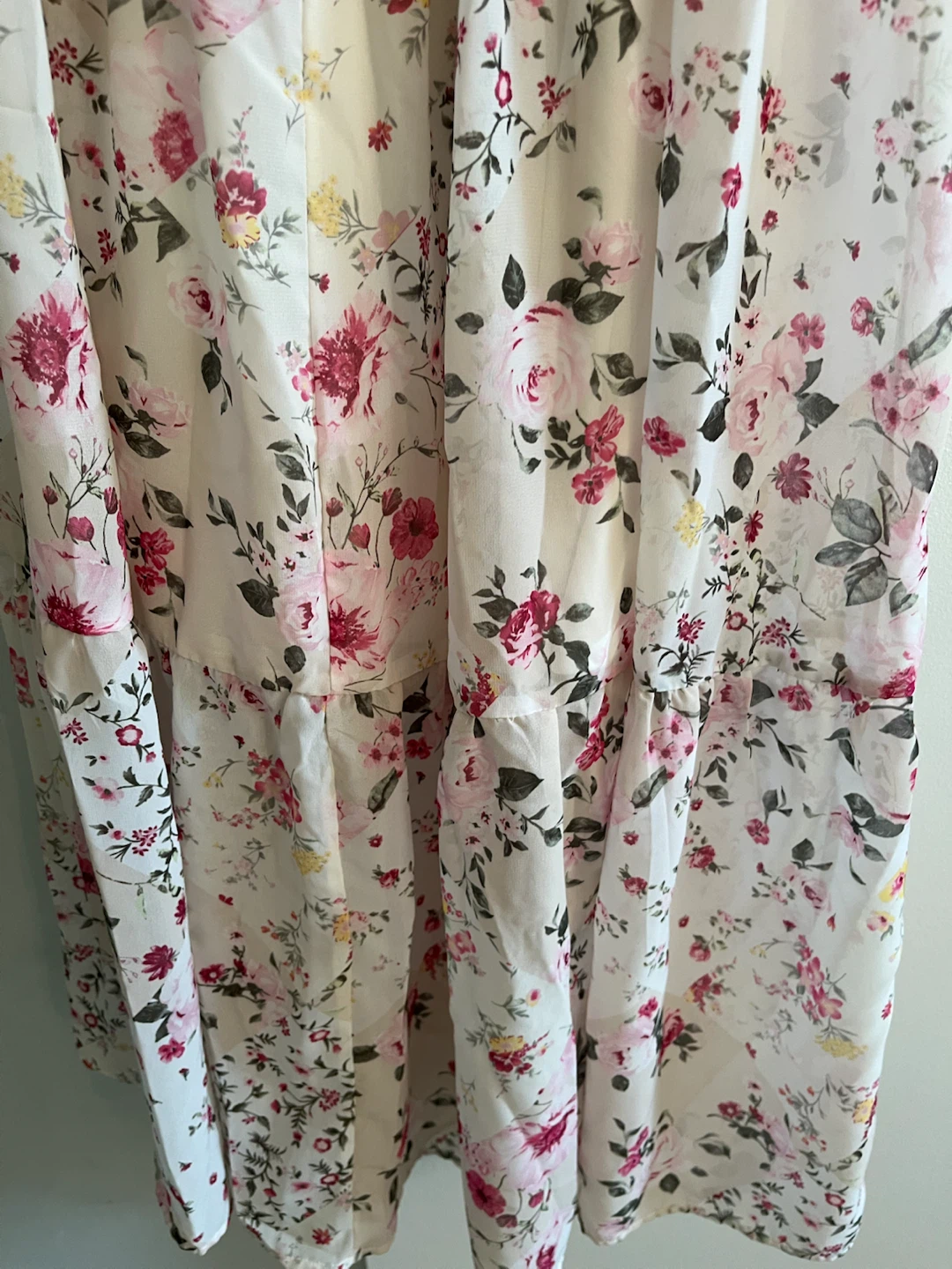 Floral Print Smocked Maxi Dress - photo 5