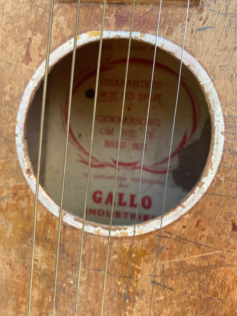 Vintage Gallo Acoustic Guitar - photo 4