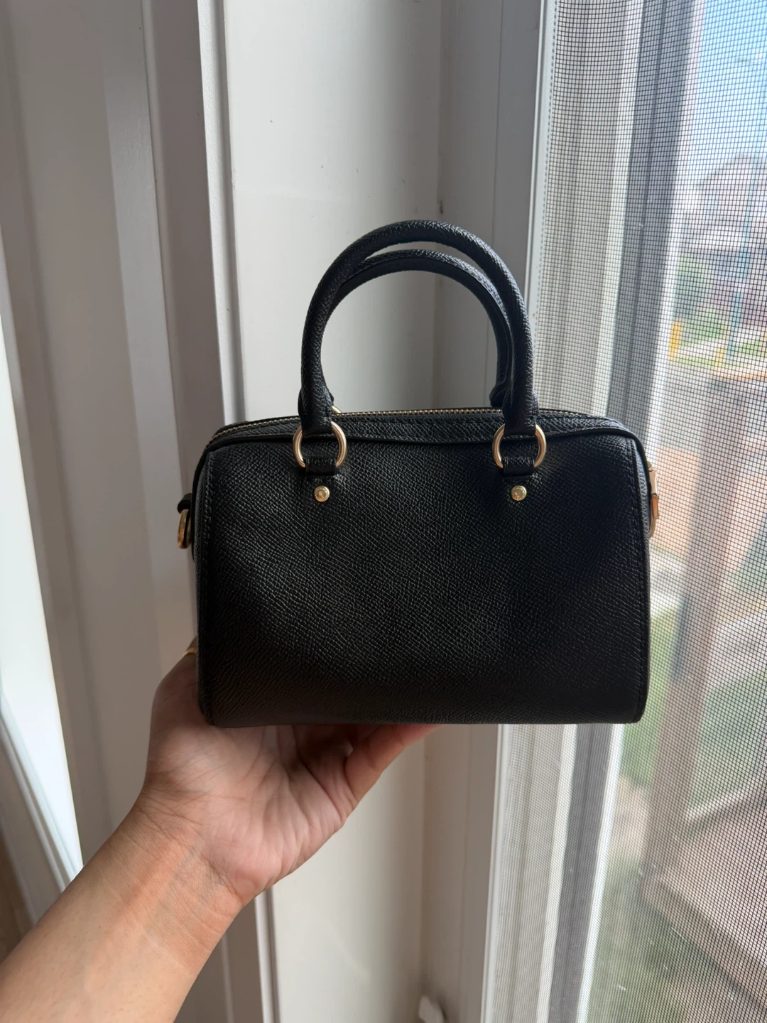 Coach Black Pebble Leather Mini Bowie Bag - photo 2