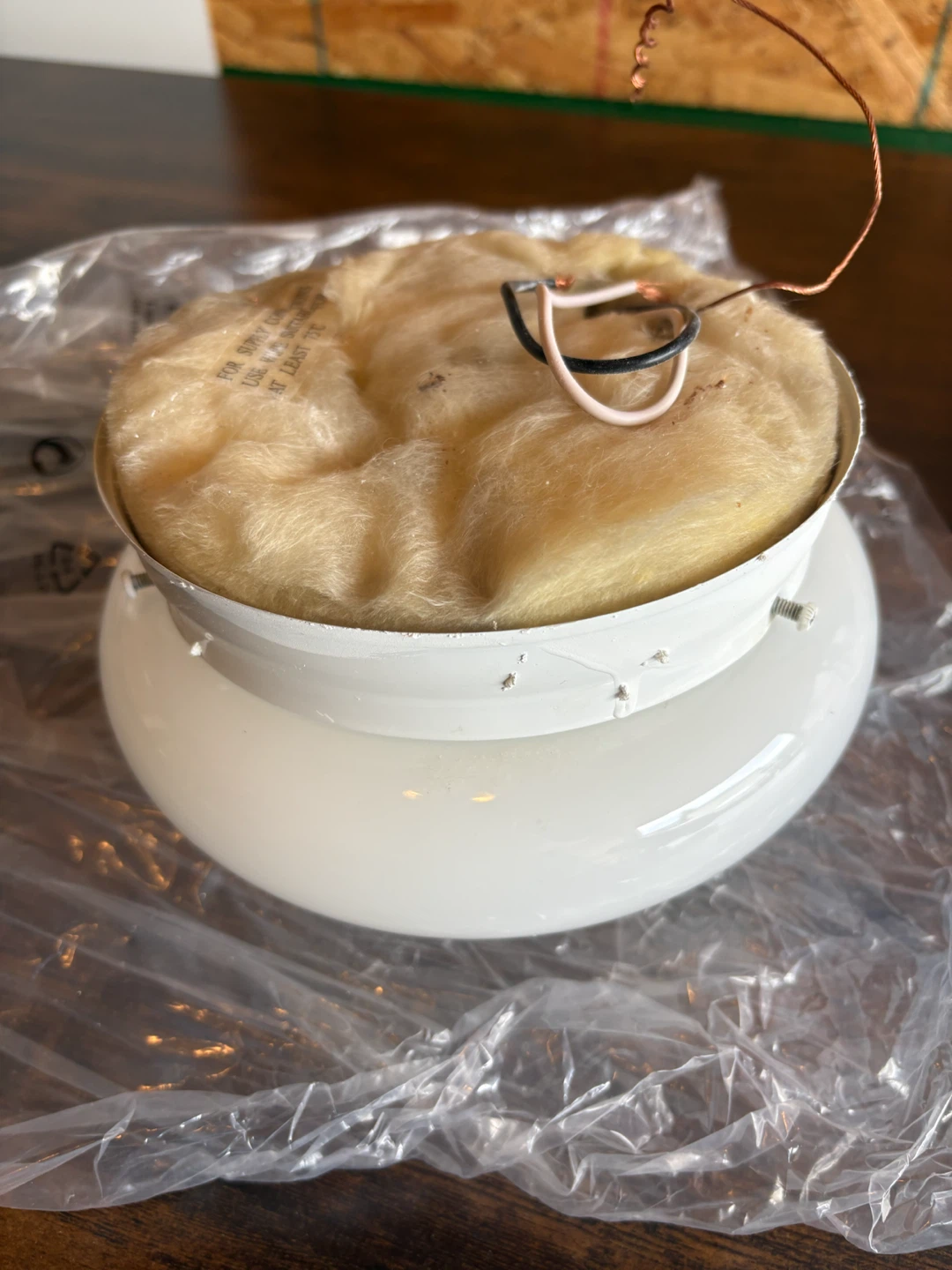 White Ceiling Light Fixture Globe - photo 2