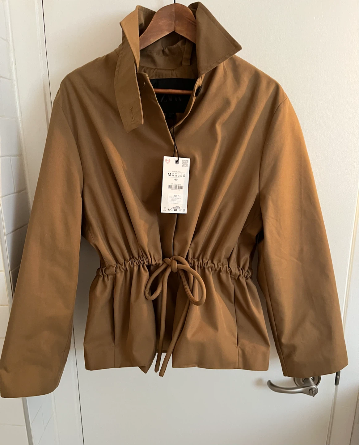 Zara Cinched Waist Jacket - photo 3