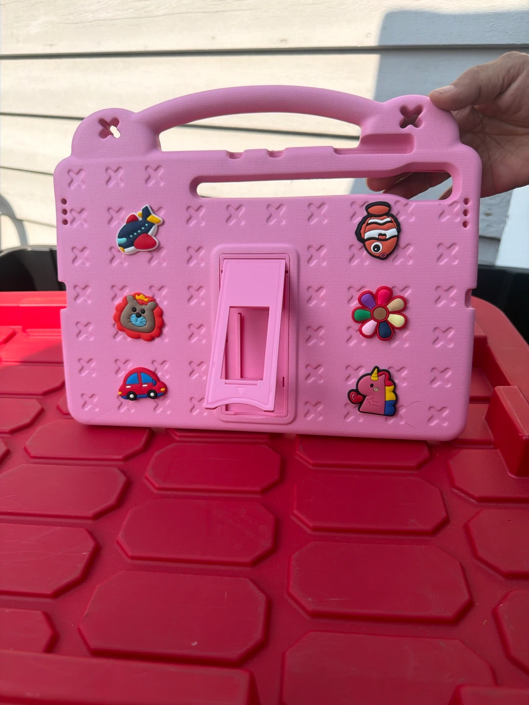 Pink case for tablet - photo 2