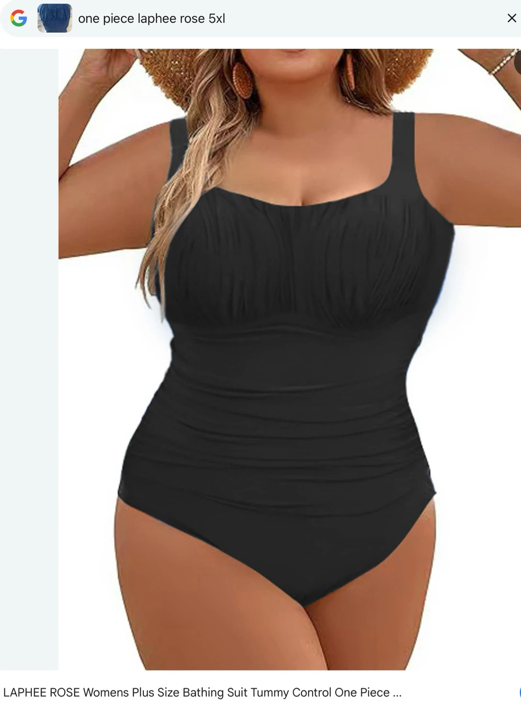 New LAPHEE ROSE Womens Plus Size Tummy Control Swimsuit