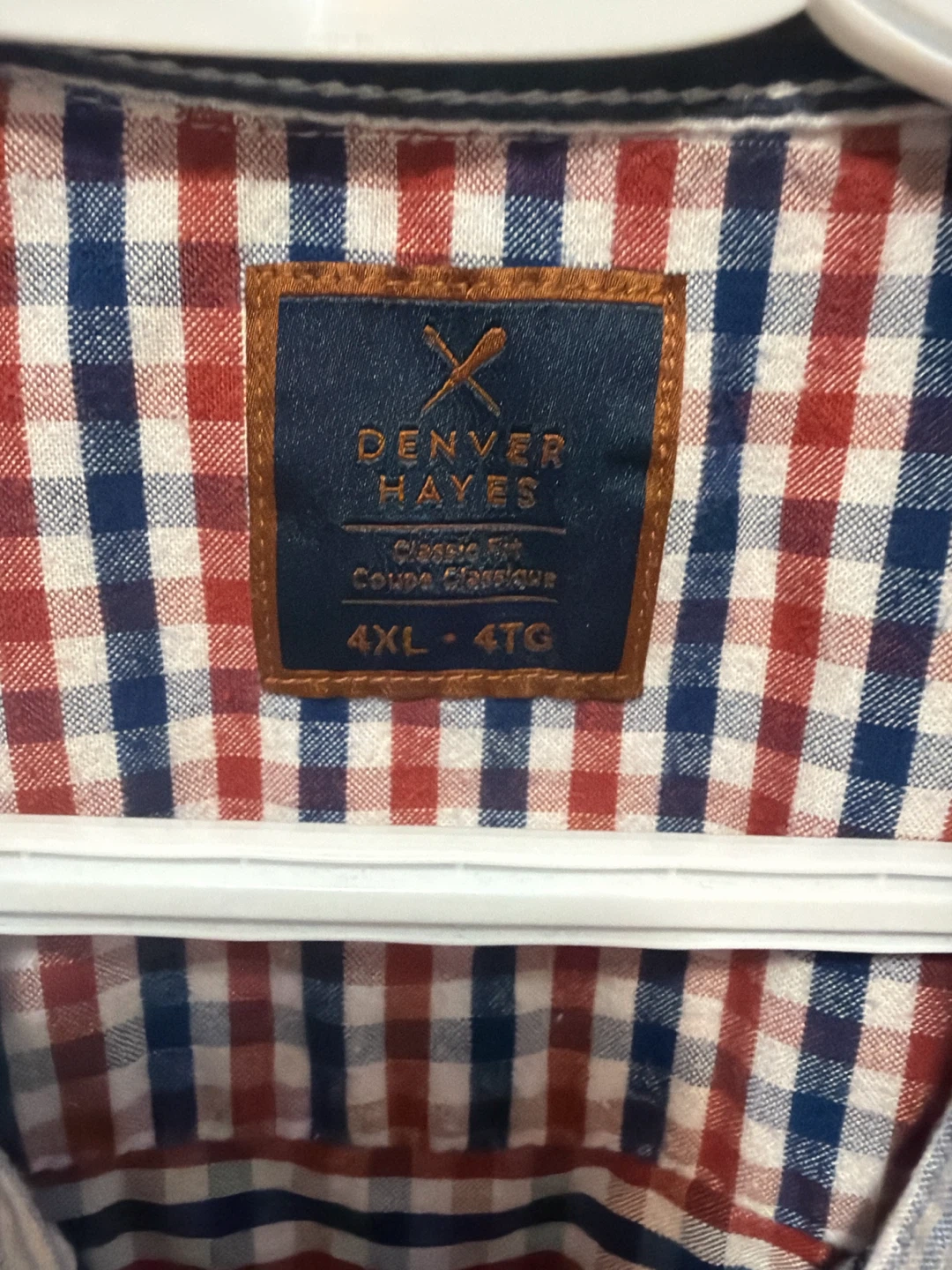 Denver Hayes Classic Fit Plaid Short Sleeve Button-Up Shirt - photo 2