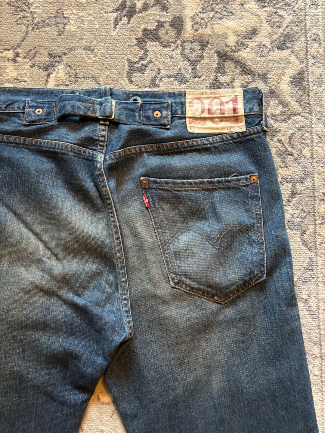 Levi's 201 Button Fly Jeans - photo 3