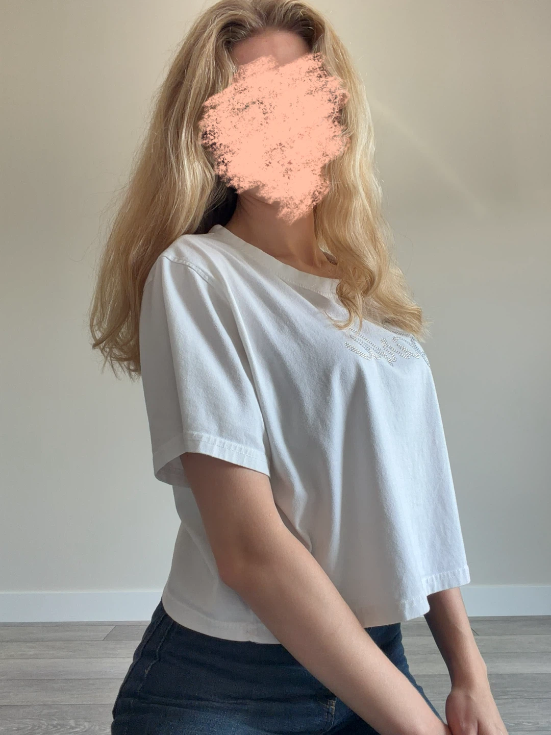 Barbie White Cropped T-Shirt Size XS - photo 4