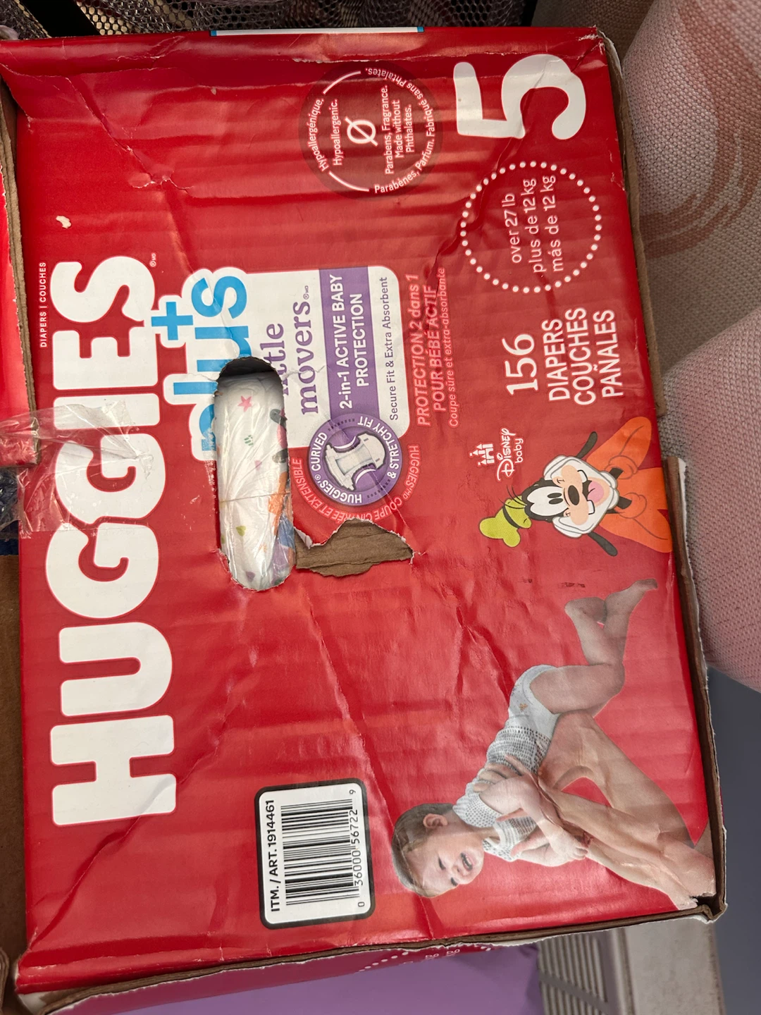 Huggies Little Movers Diapers - Size 5