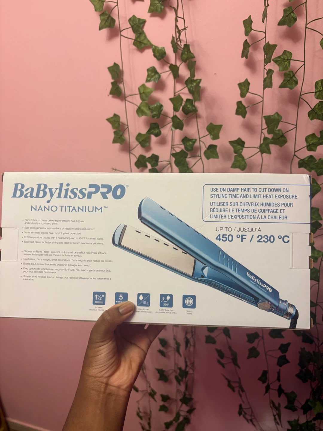 BaBylissPRO Nano Titanium 1 1/2" Flat Iron - photo 3