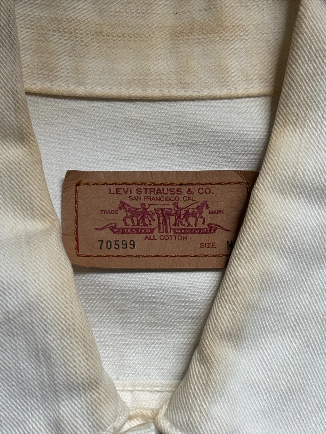 Levi's White Trucker Jacket - photo 4