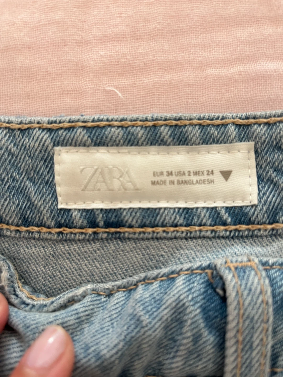 Zara Denim Shorts Size EUR 34