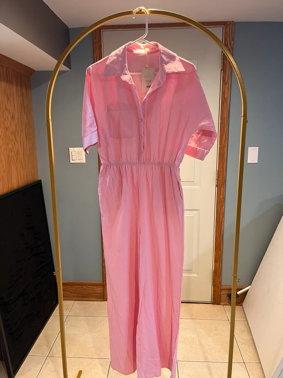 Vintage Linen /cotton Jumpsuit