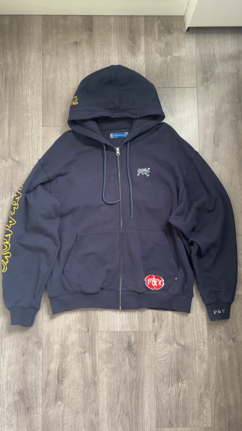 Navy Blue PunkANDyo Zip-Up Hoodie - photo 2