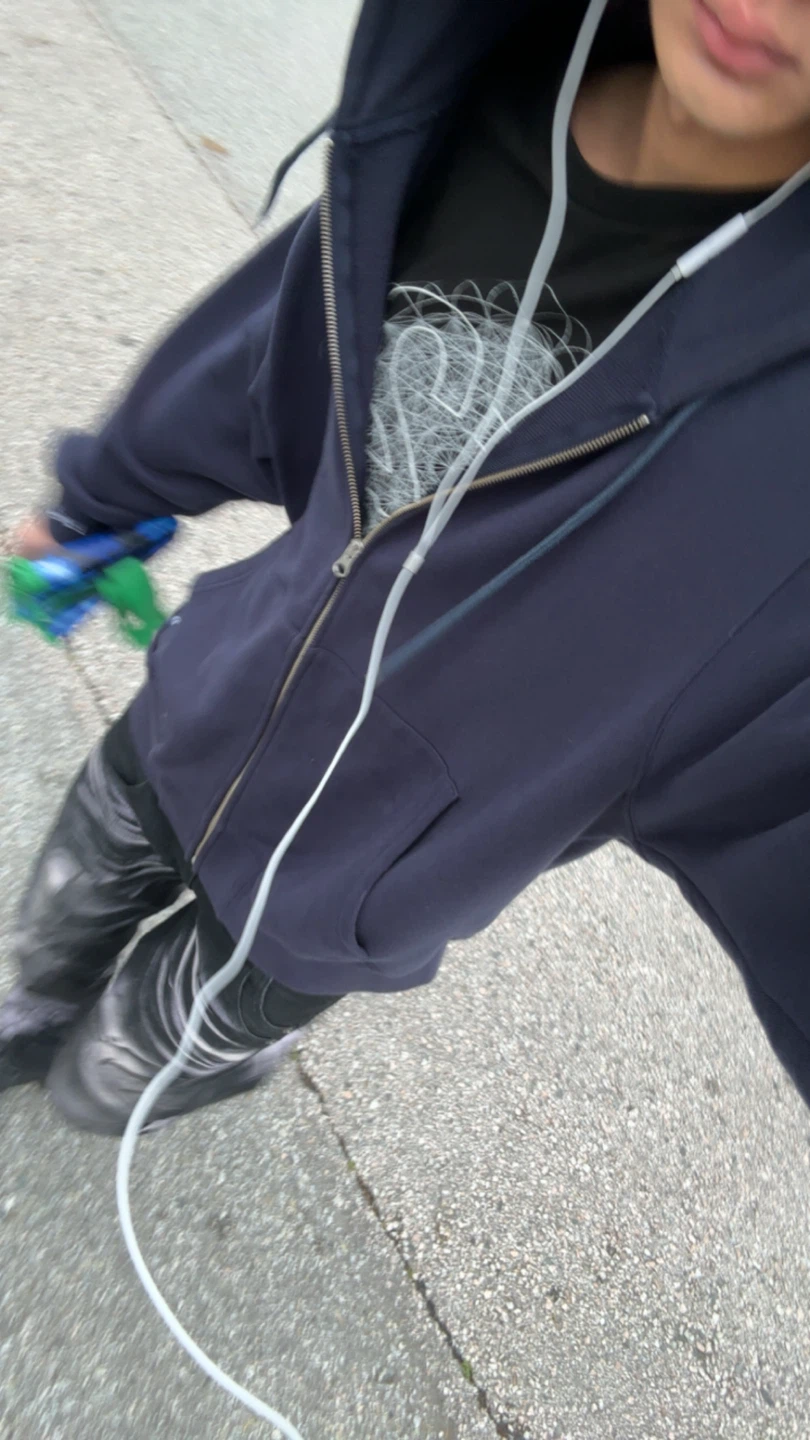 Navy Blue PunkANDyo Zip-Up Hoodie - photo 3