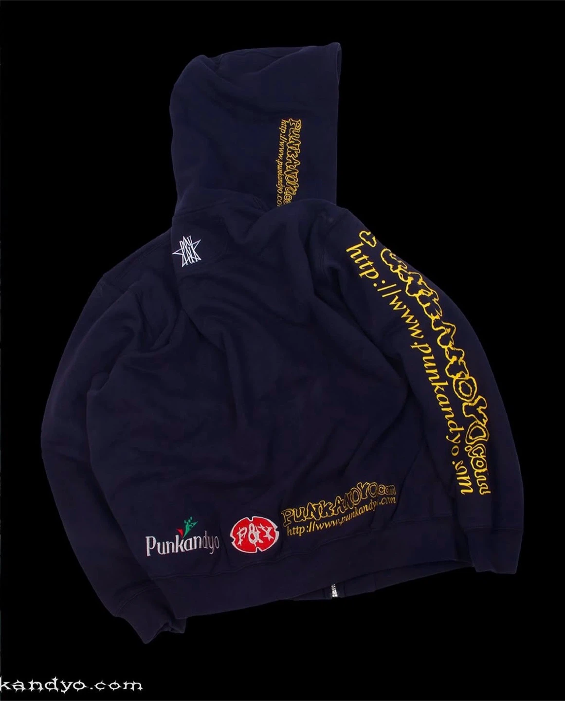 Navy Blue PunkANDyo Zip-Up Hoodie