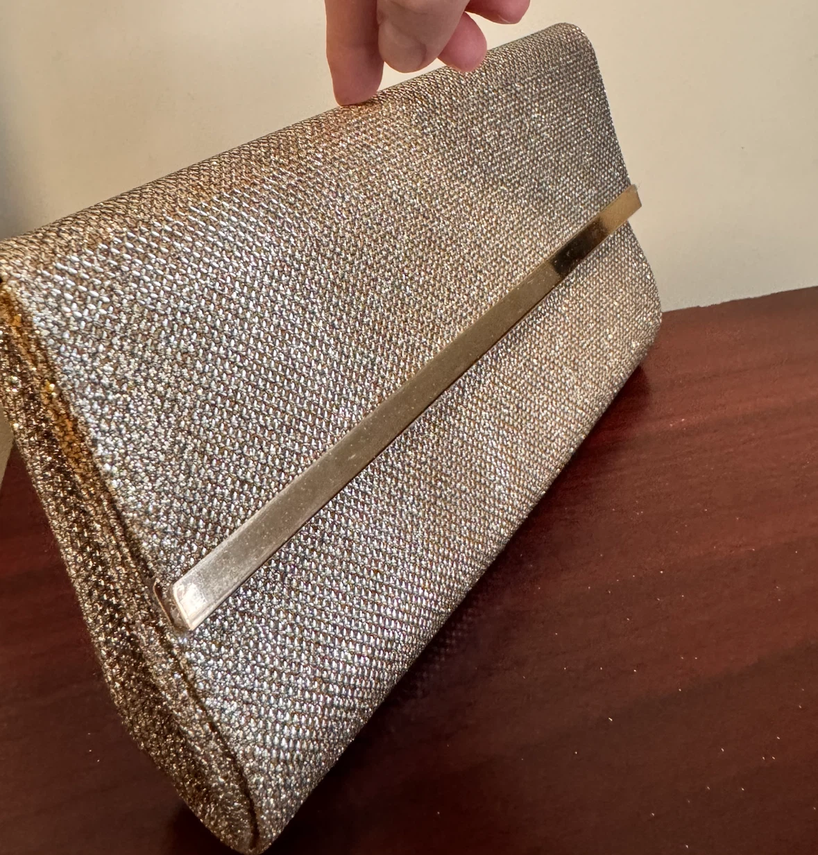 Sparkly Gold Clutch Purse - photo 4