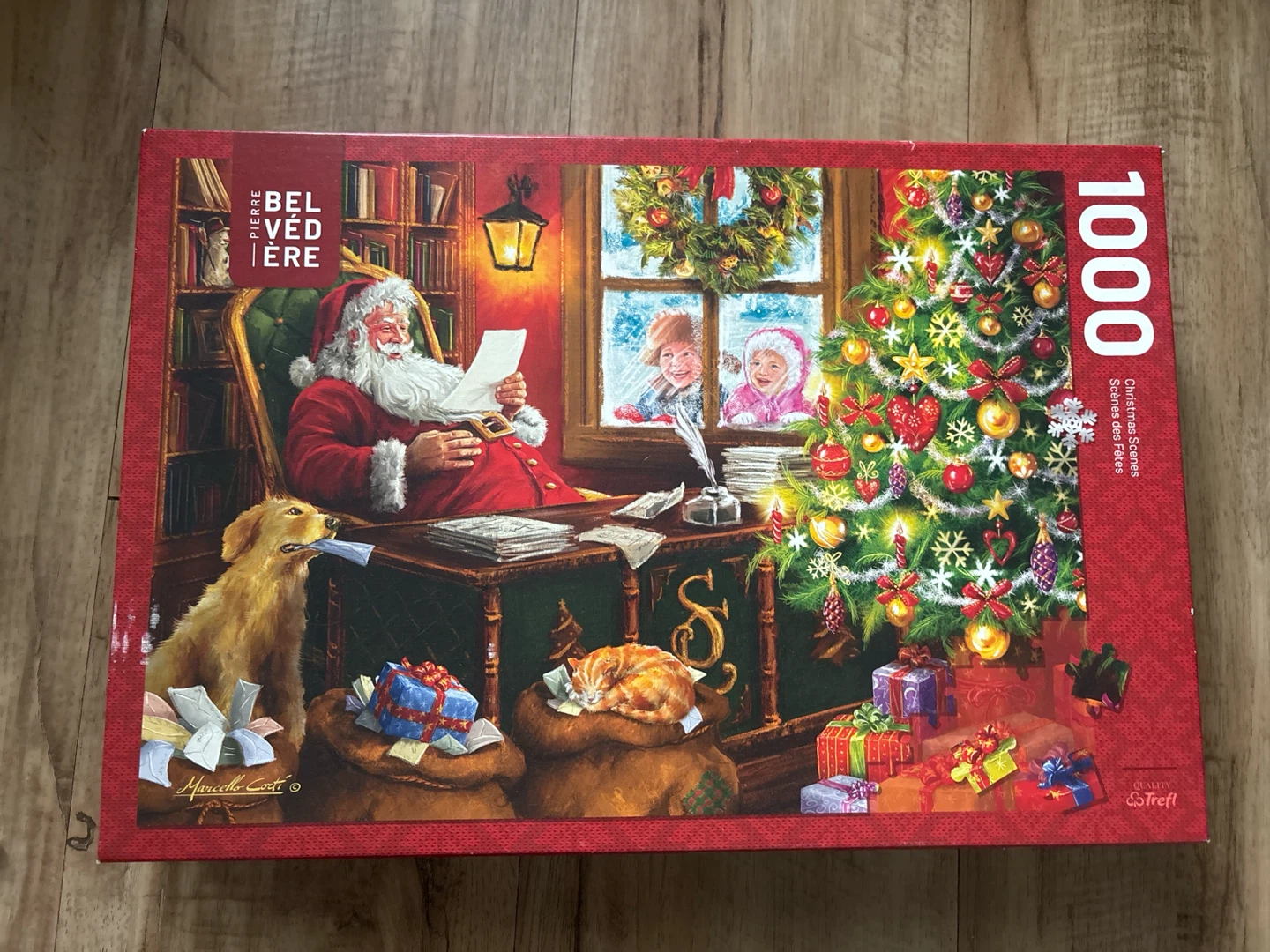 Pierre Belvédère Christmas Scenes 1000 Piece Jigsaw Puzzle