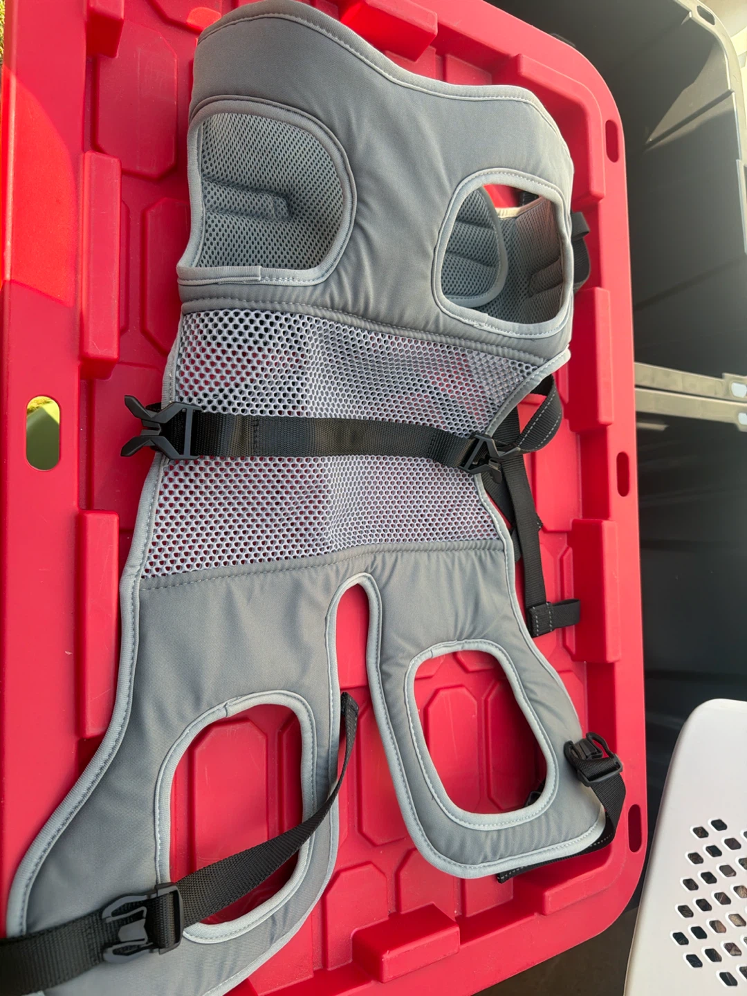 Gray Dog Harness Vest