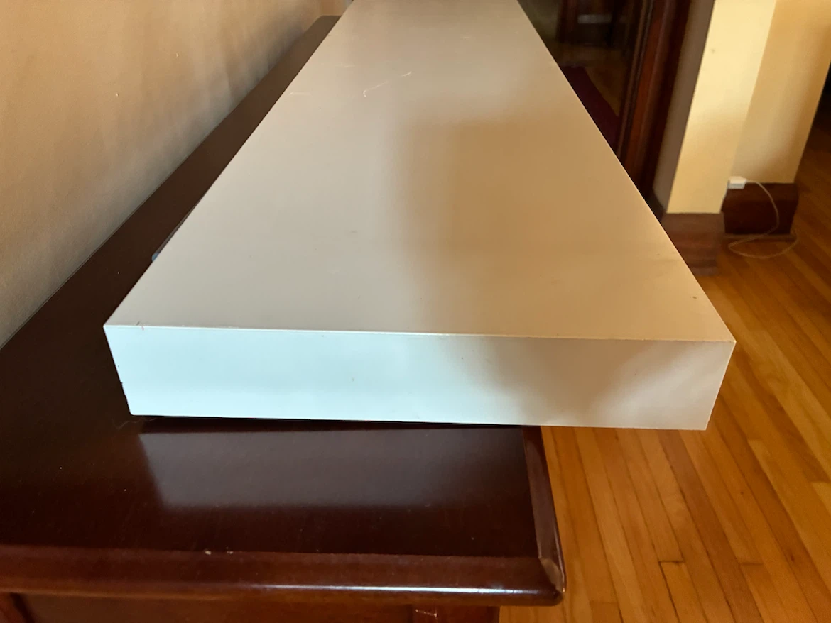 $5 IKEA LACK Wall floating Shelf 110x26 cm white Donlands O'Con - photo 2