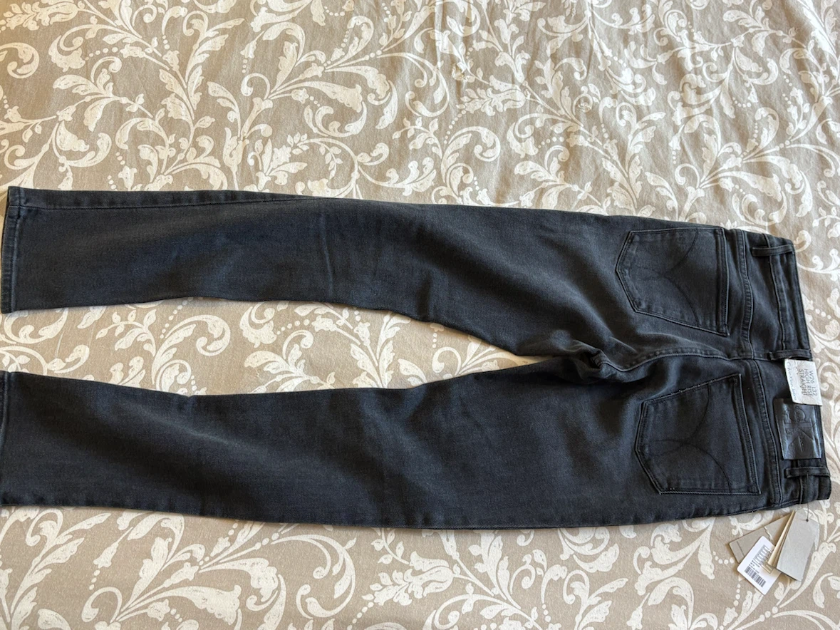 Calvin Klein Jeans High Rise Straight Black Denim W26 L32 - photo 5
