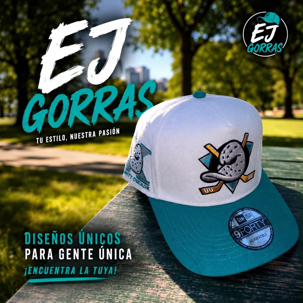 New Era Mighty Ducks 9FORTY Adjustable Hat