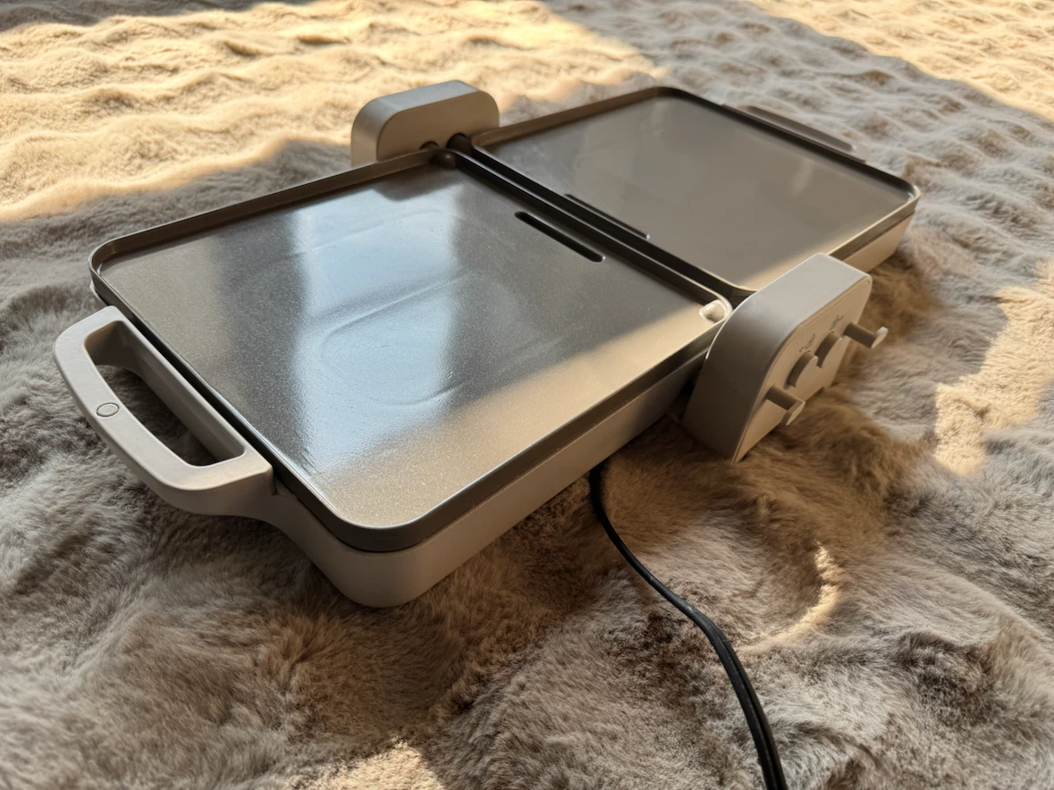 BELLA 10"x 20" Dual Temp Griddle - Oatmilk