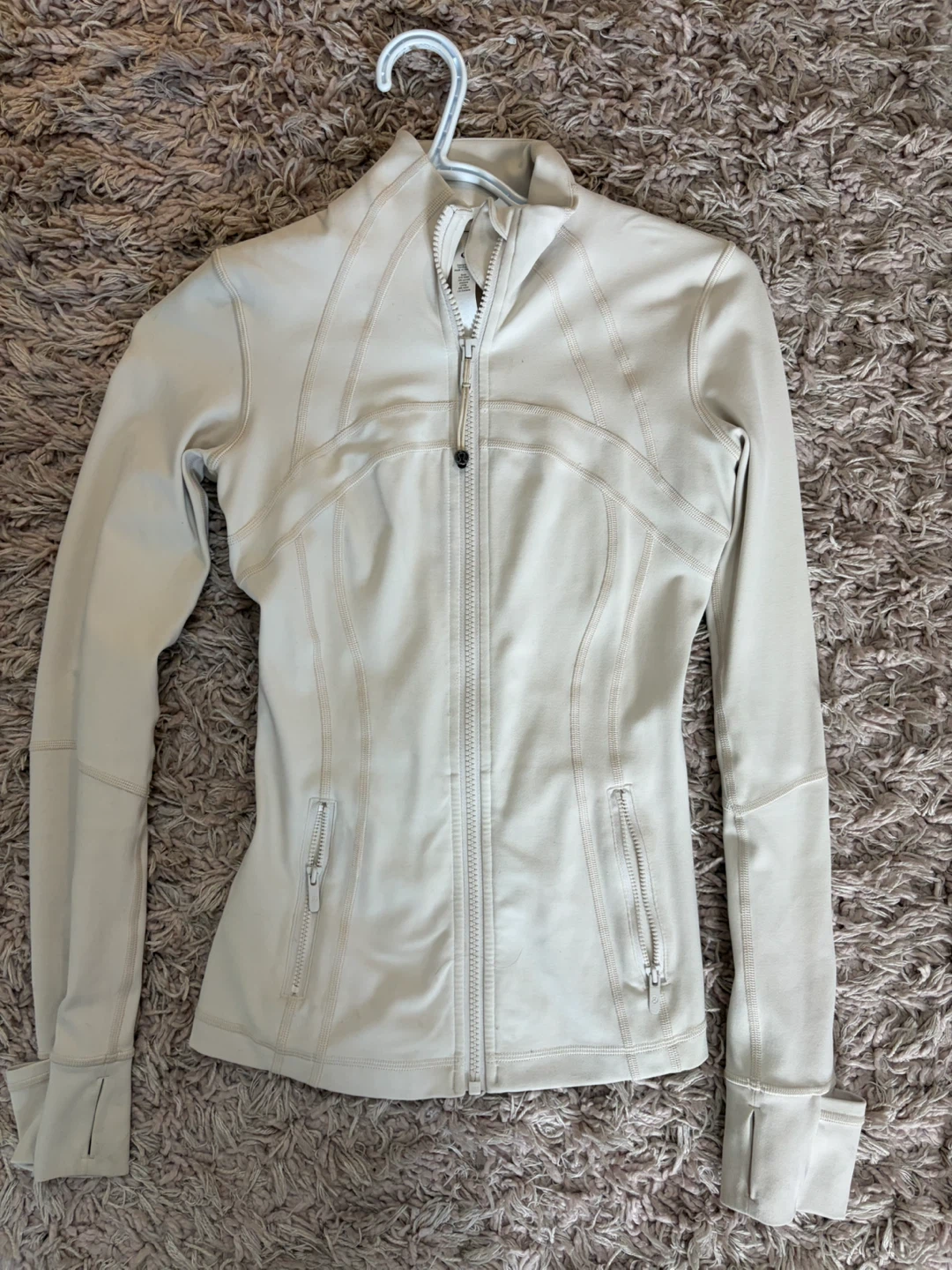 Cream Lululemon Define Jacket Size 2