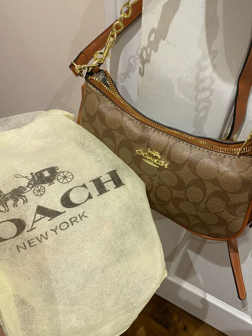 Coach Monogram Shoulder Bag