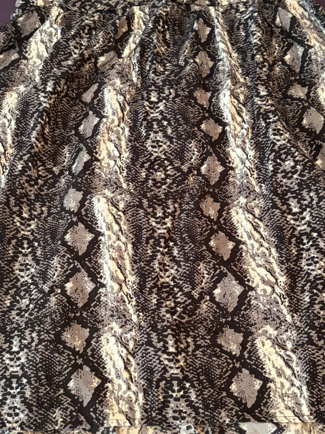 Abstract Print Strapless Dress - photo 2