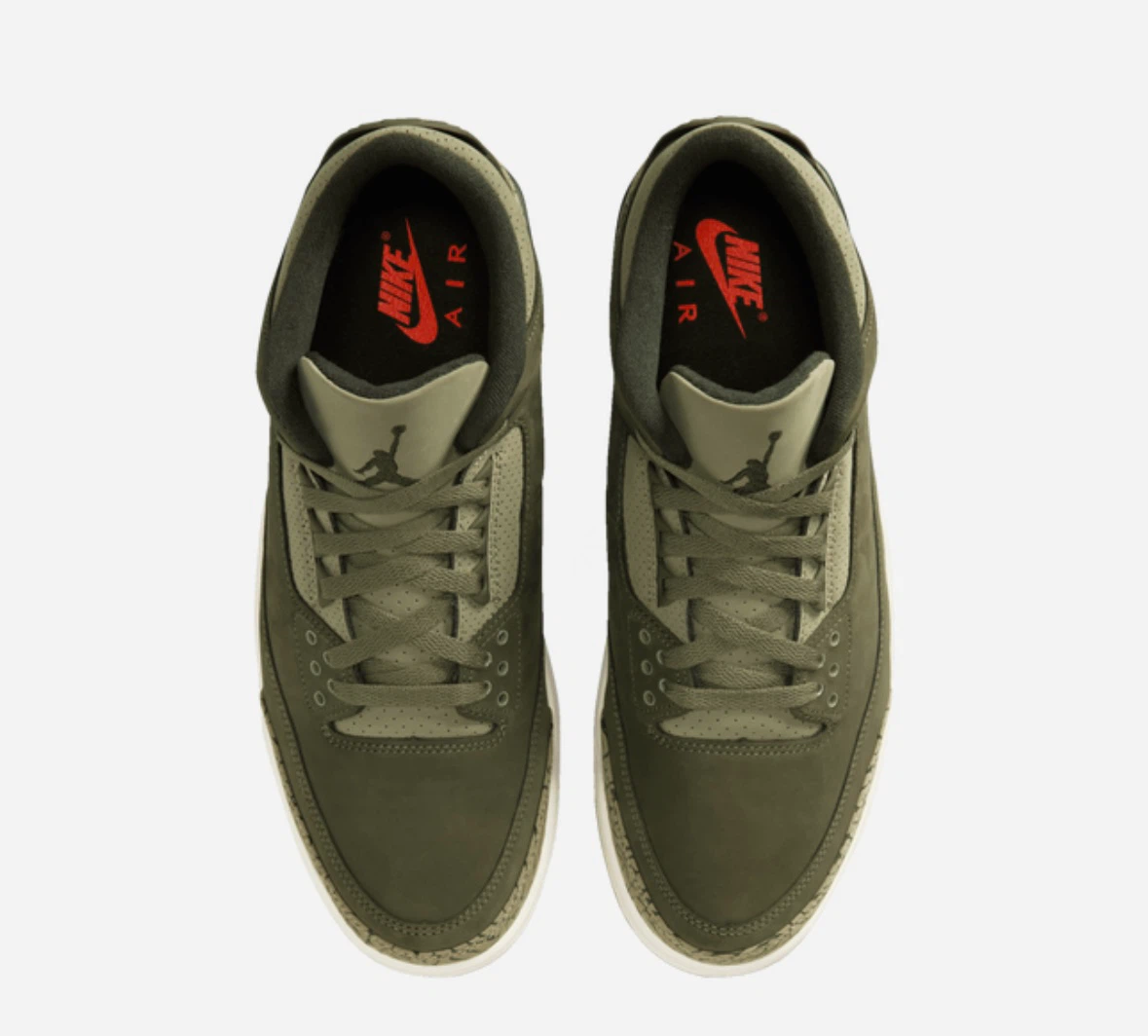 Air Jordan 3 Retro Men’s Shoes Olive Green - photo 4