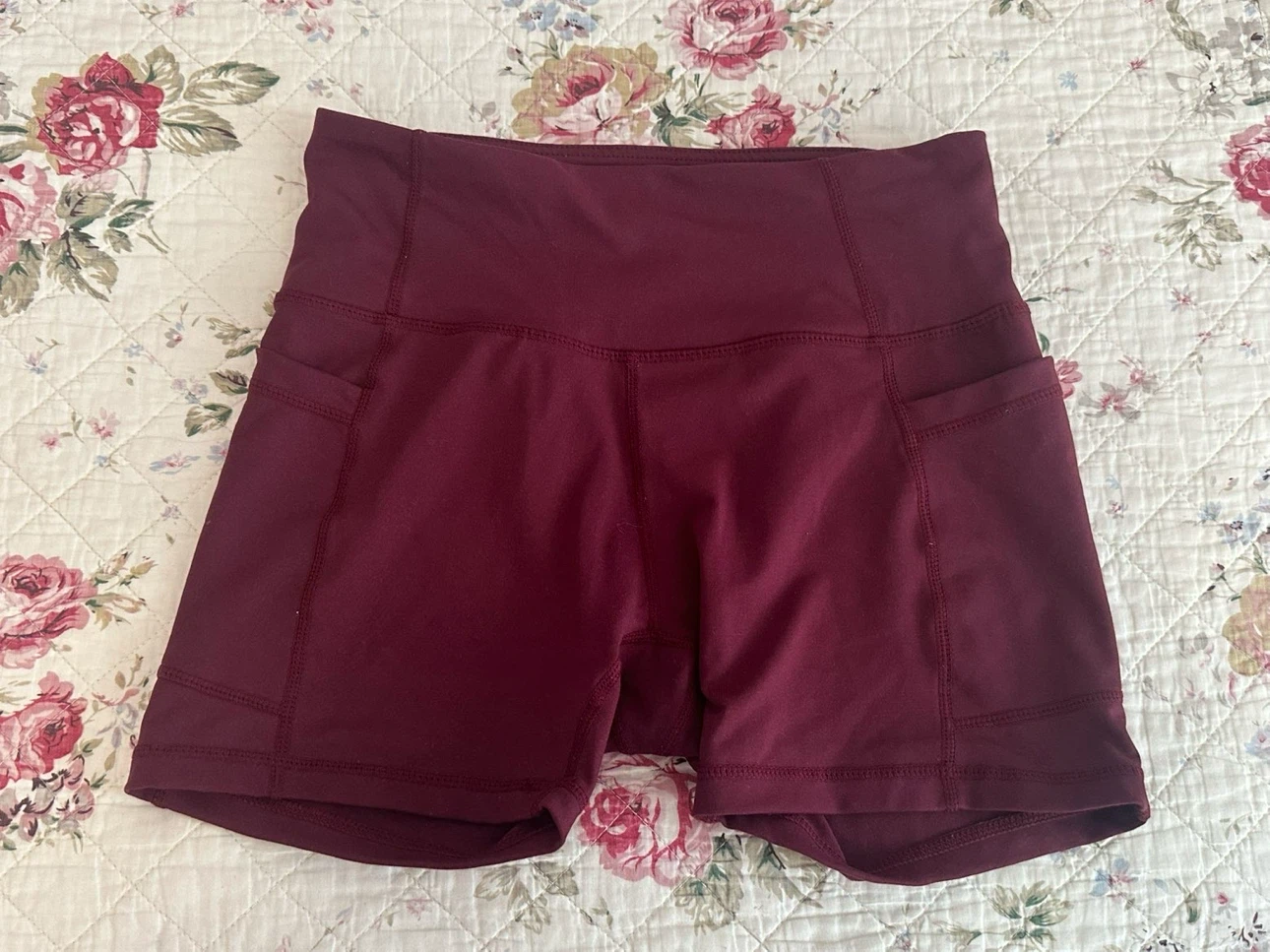 BALEAF Burgundy Athletic Shorts Size S