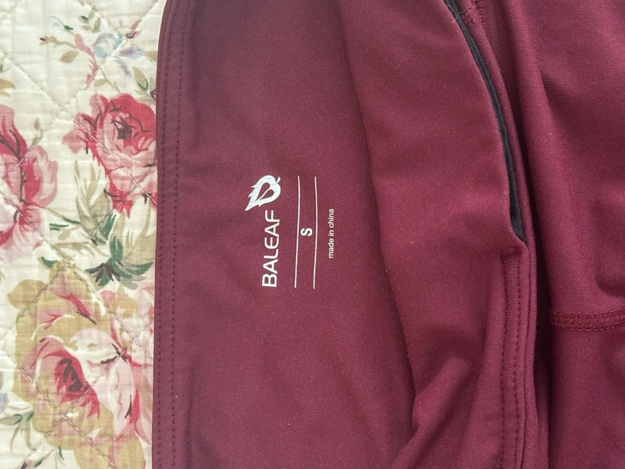 BALEAF Burgundy Athletic Shorts Size S - photo 3