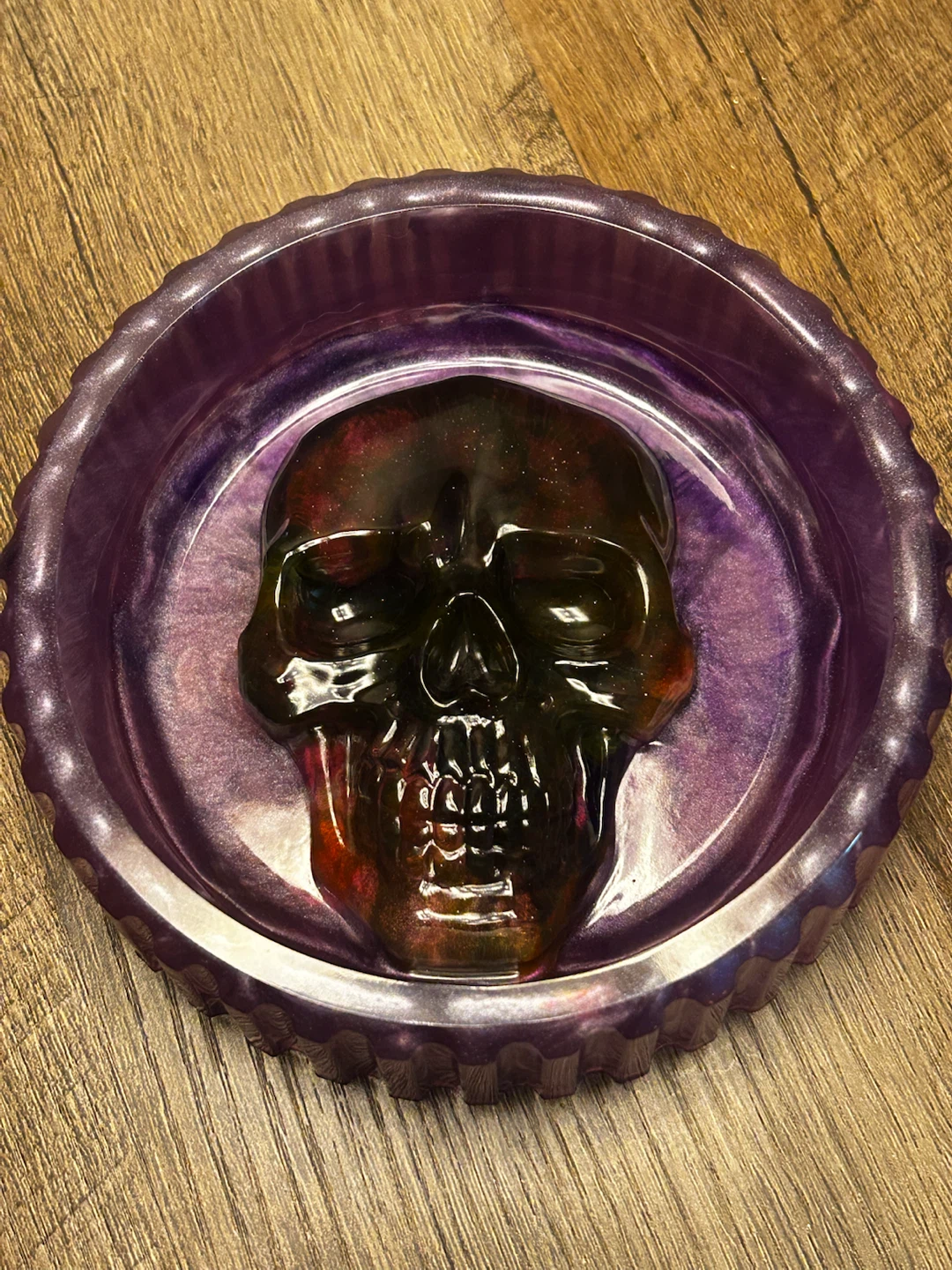 Handmade Resin Skull Trays - photo 2