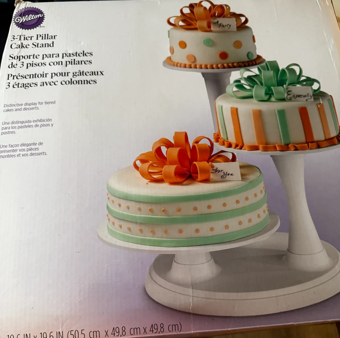 Wilton 3-Tier Pillar Cake Stand - photo 2