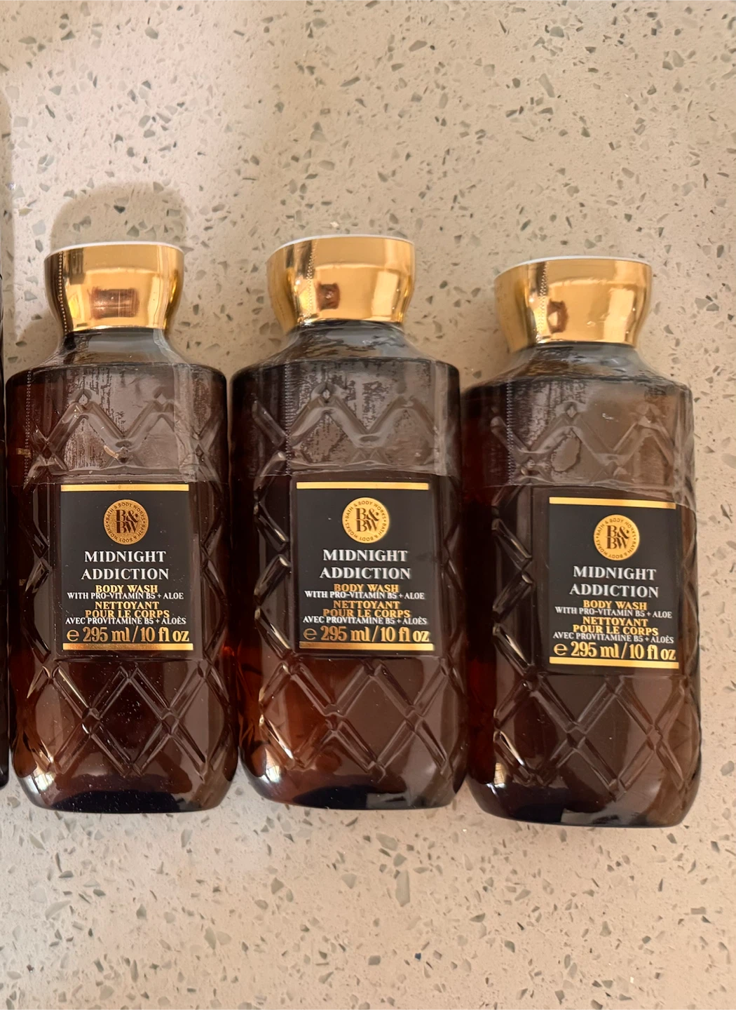 Bath & Body Works Midnight Addiction Body Wash - 3 Pack