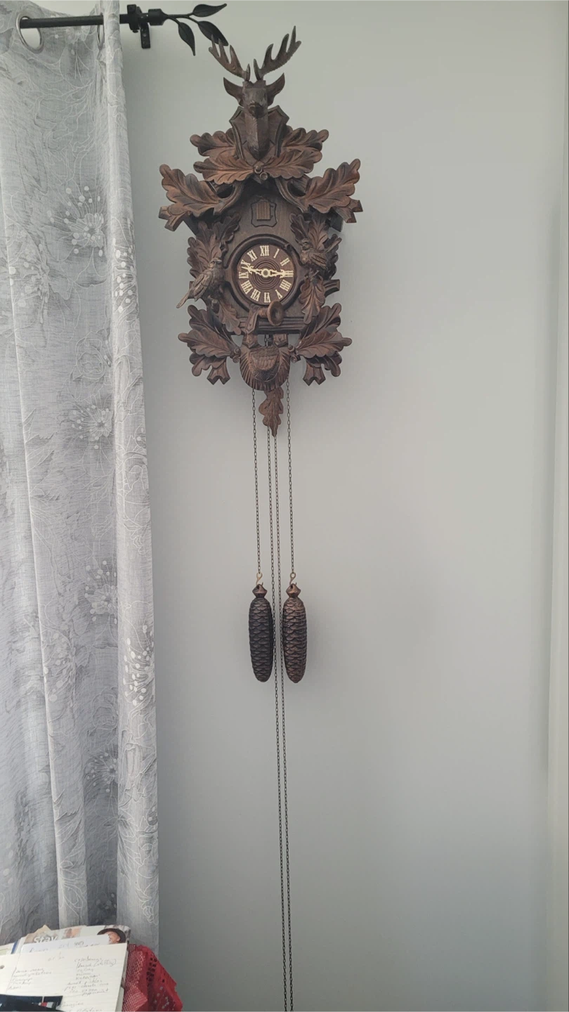 Black Forest Hunter Style German Cuckoo Clock
