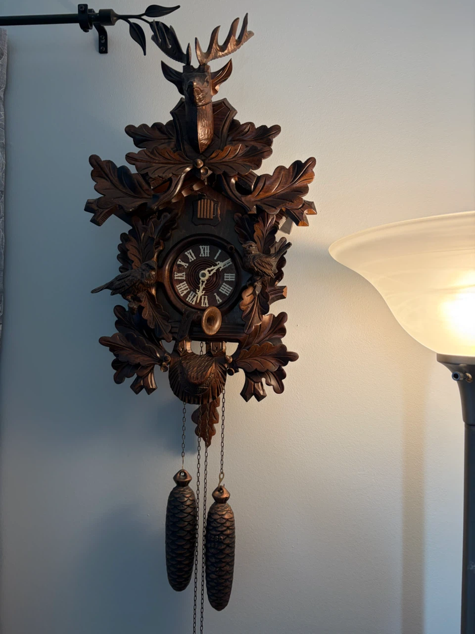 Black Forest Hunter Style German Cuckoo Clock - photo 2