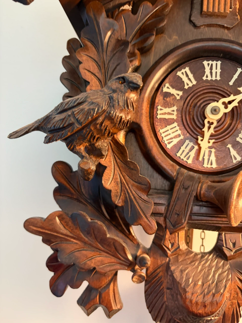 Black Forest Hunter Style German Cuckoo Clock - photo 4