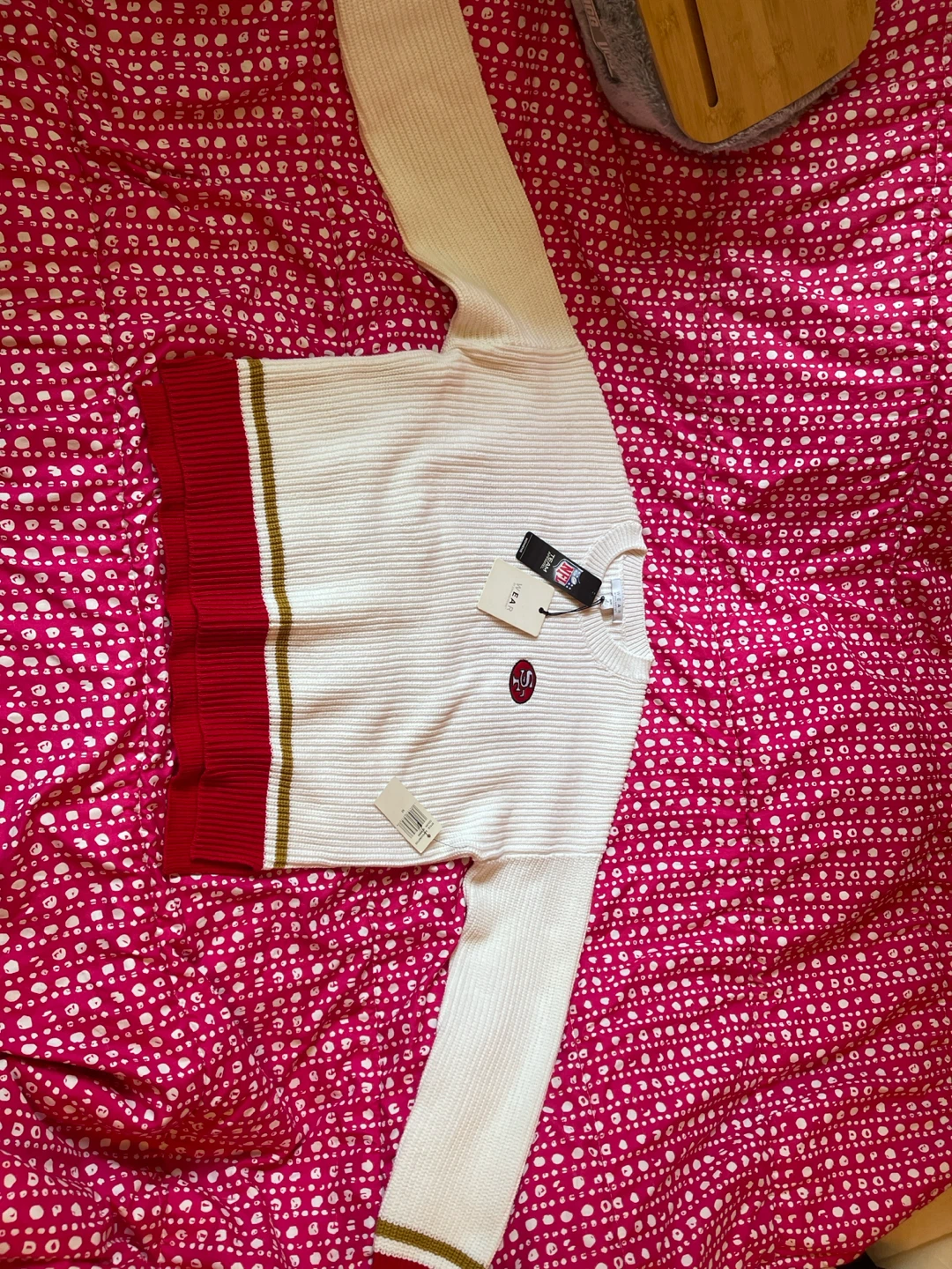 WEAR by Erin Andrews San Francisco 49ers Women's Sweater