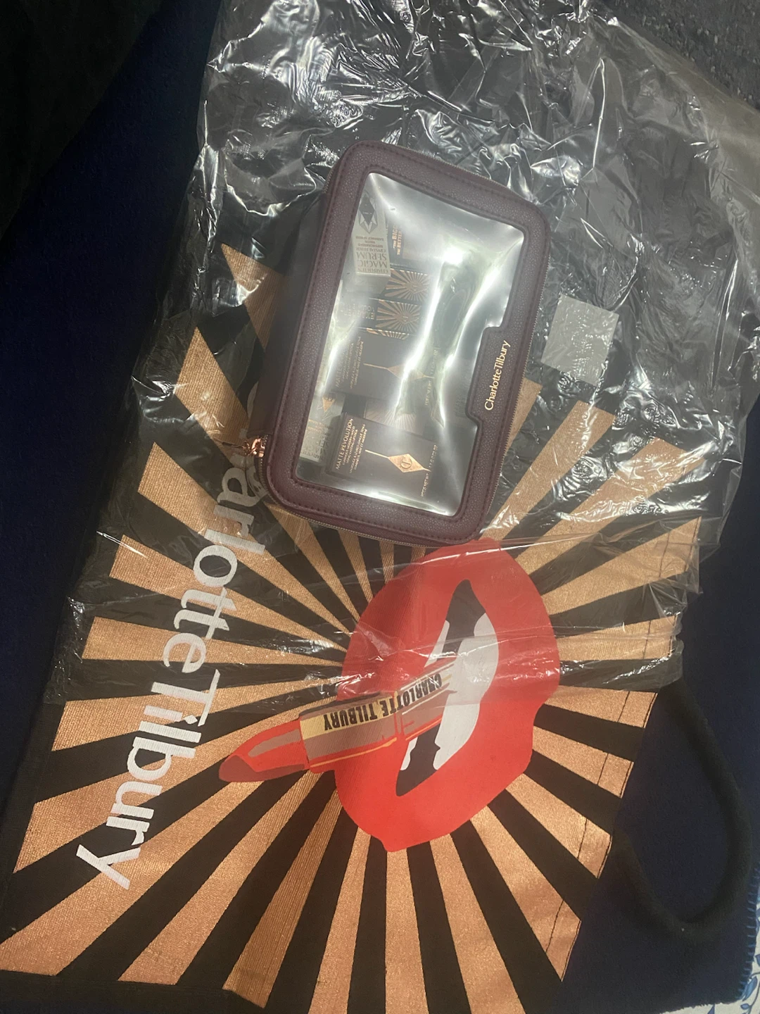 Charlotte Tilbury Makeup Set with Travel Bag & Mirror