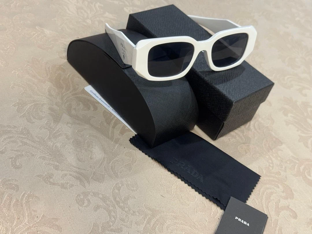 Prada White Sunglasses