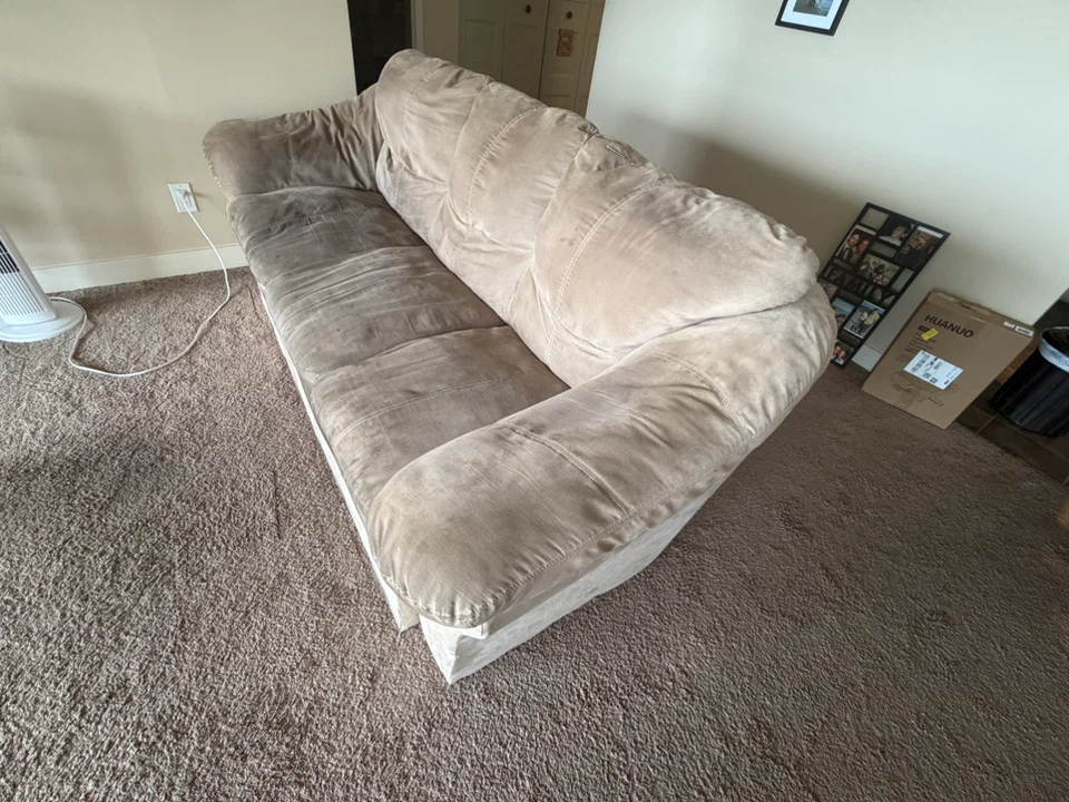 Comfortable Suede Sofa - photo 2