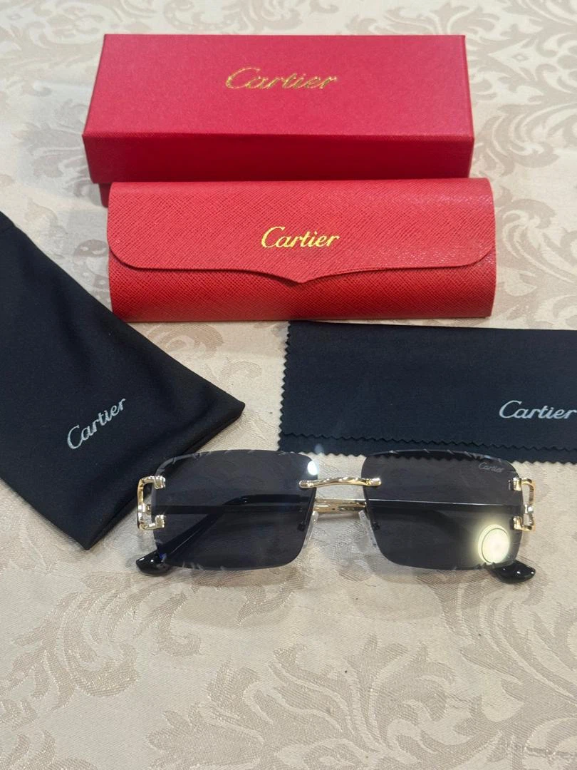 Cartier Sunglasses with Case and Box - photo 3