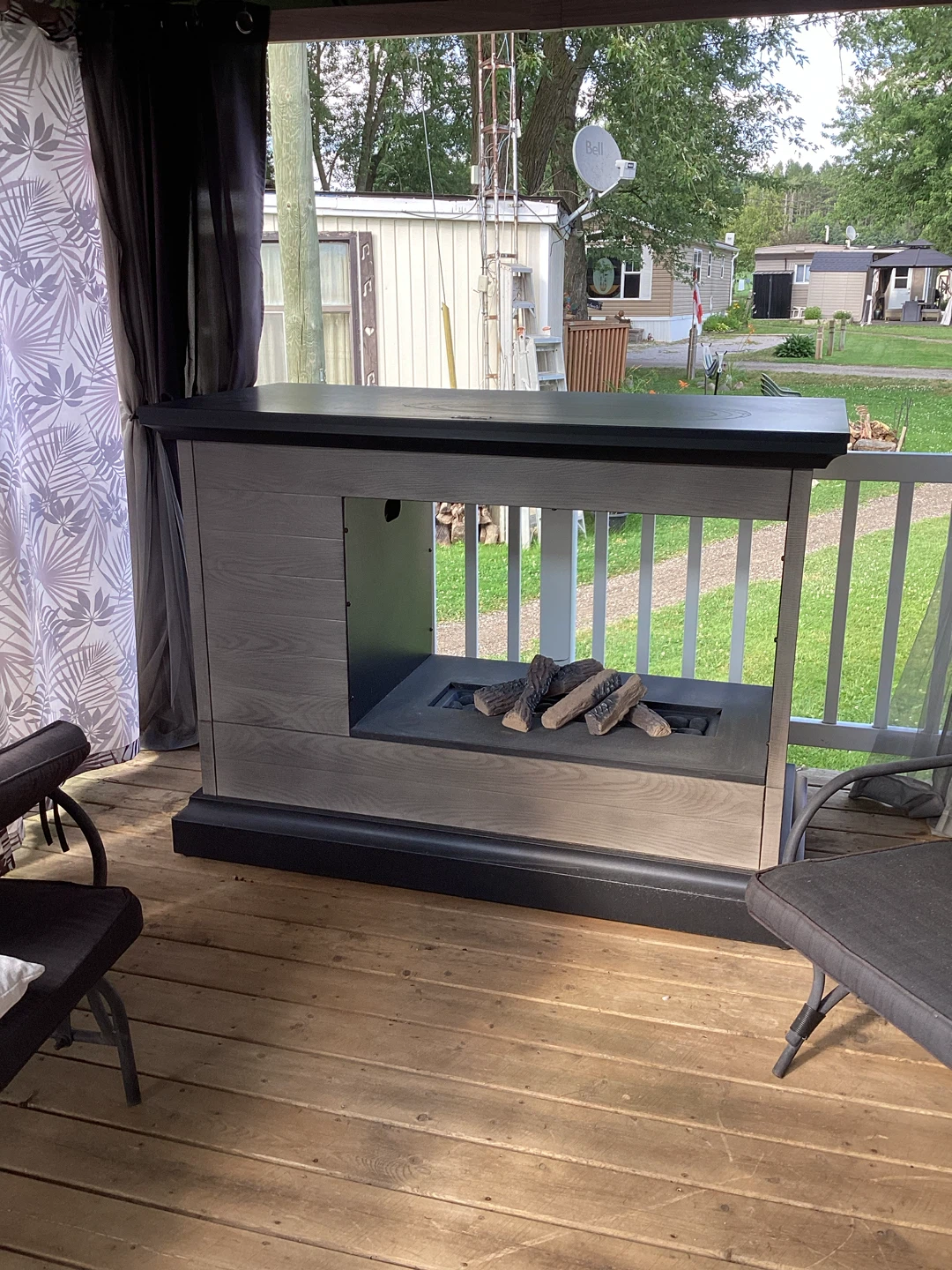 Hampton Bay Outdoor Fireplace